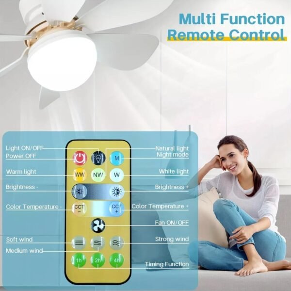 40W LED Ceiling Fan Remote Control - Image 9