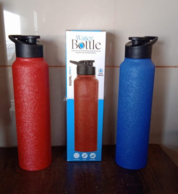 Customize Stainless Steel Water Bottle, Fridge Water Bottle (1000ML / Mix Colour / 1 Pc) - Image 3