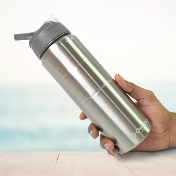 Customize Steel Water Bottle | Fridge Water Bottle with straw (750ML) - Image 4