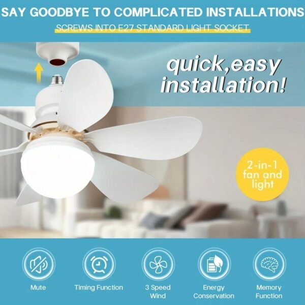 40W LED Ceiling Fan Remote Control - Image 3