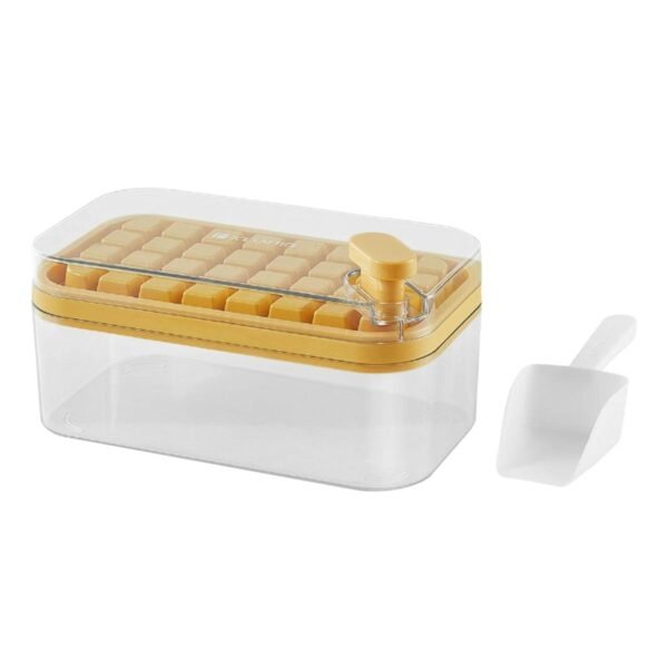 Ice Cube Tray with Lid 32 Grid, Storage Box Kitchen Bar Tool (1 Pc) - Image 7