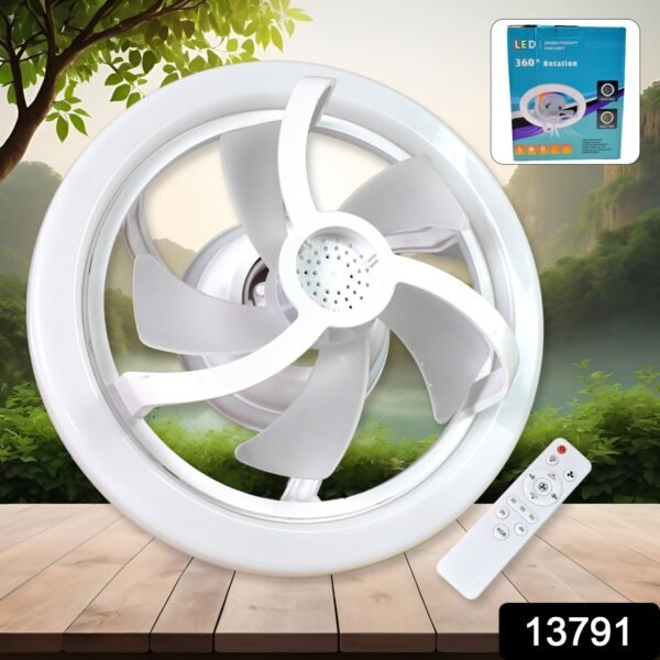 360° Rotation Ceiling Fan Light Smart Fan with Remote Control (1 Pc) - Image 9