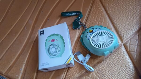 Cartoon USB Handheld Fan Portable Outdoor Mini Desktop Office Fan - Image 3