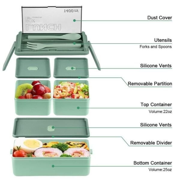 Bento Compartment Lunch Box - Image 2