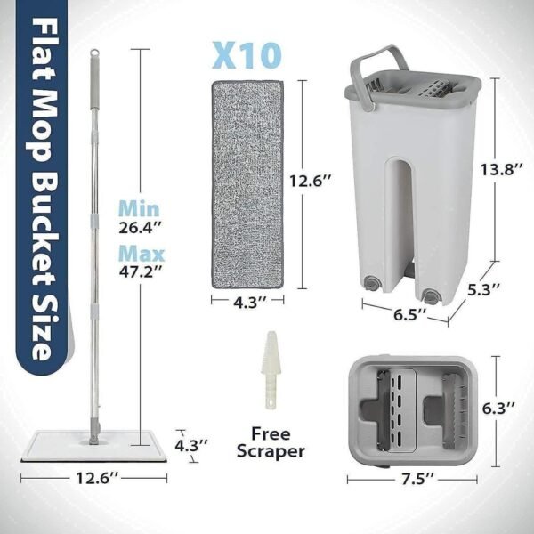 Portable Mini Mop for Home & Kitchen Cleaning - Image 4