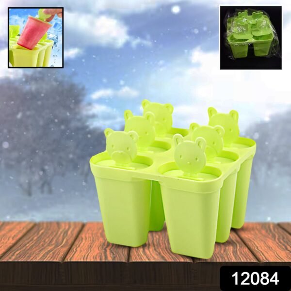 Plastic 6 Grid / Compartment Popsicle Ice Cream Mold (1 Pc) - Image 8