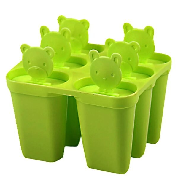 Plastic 6 Grid / Compartment Popsicle Ice Cream Mold (1 Pc) - Image 6