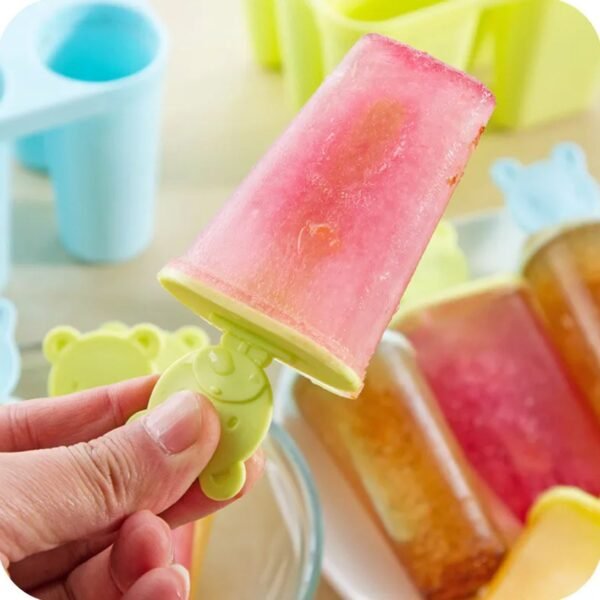 Plastic 6 Grid / Compartment Popsicle Ice Cream Mold (1 Pc) - Image 4