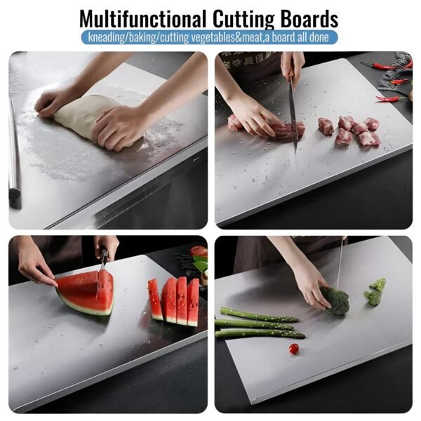 Stainless Steel Chopping Board (35x31cm) - Image 9